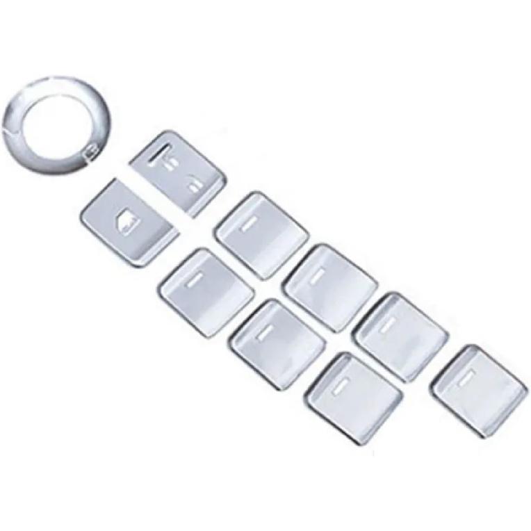 Car Window Lift Switch Button Cover Trim Sticker Compatible with Mazda CX-8 CX-5 KF CX-4 CX5 2018-2024 Interior Accessories(Red)