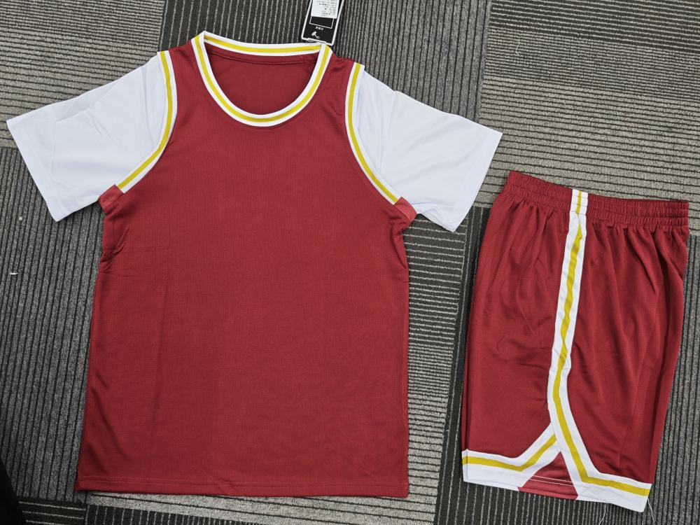 Girls basketball jersey set Adult children's short-sleeved training game jersey group buying jersey unit College basketball jersey