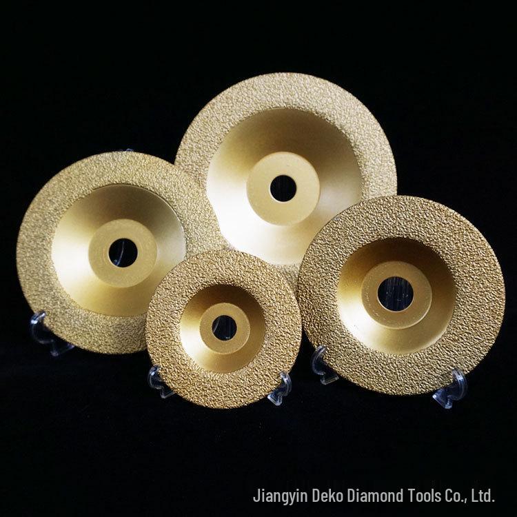 Brazed Diamond Cast Iron Grinding Disc: Coarse Grit, Durable, Metal Polishing Wheel