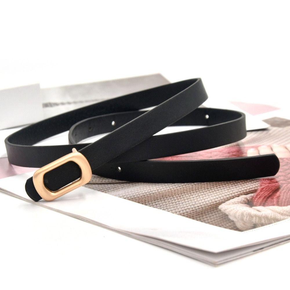 Women Leather Belt Luxury Design Waistband Fashion Trouser Dress Belts