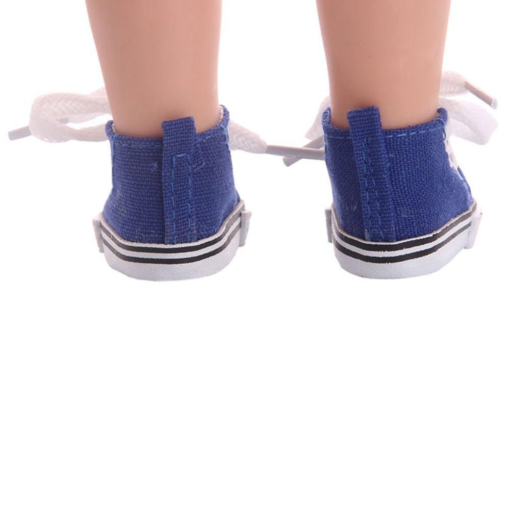 5*3cm Mini Leinenschuhe Handgefertigte Kleidung Accessoires Niedliche Puppenschuhe BJD Puppe