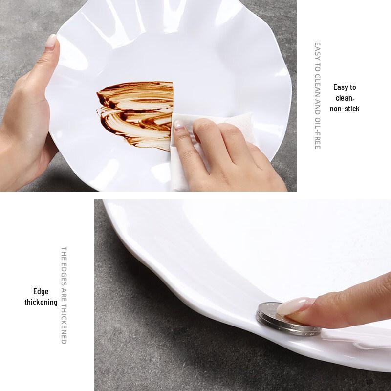 A3 Melamine Imitation Porcelain Serving Plate