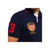 Polo Ralph Lauren SS24 Logo Big Pony Bestickt Kurzarm Poloshirt Herren Oberteile Marineblau 710803454-002