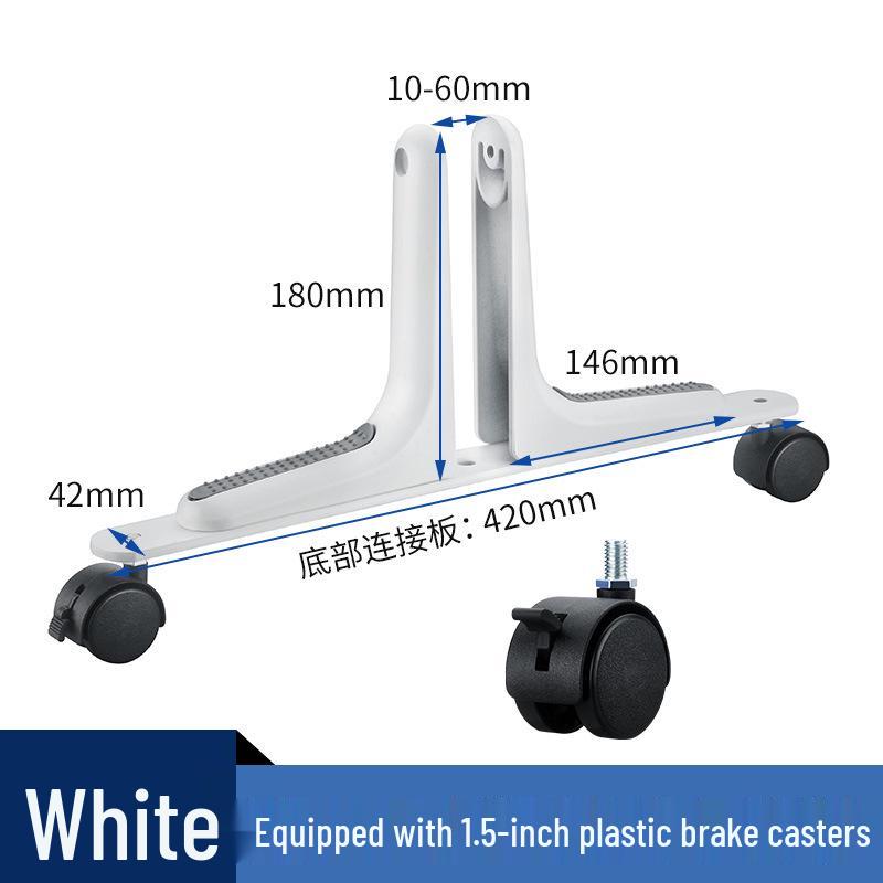 Элегантная мобильная перегородка для экрана с роликовыми ножками Standard