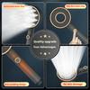 1PC Ring Highpressure Shower Head 3 Modes Large Flow Massage Water Saving ABS Handheld Showerheads with OneKey Stop Water