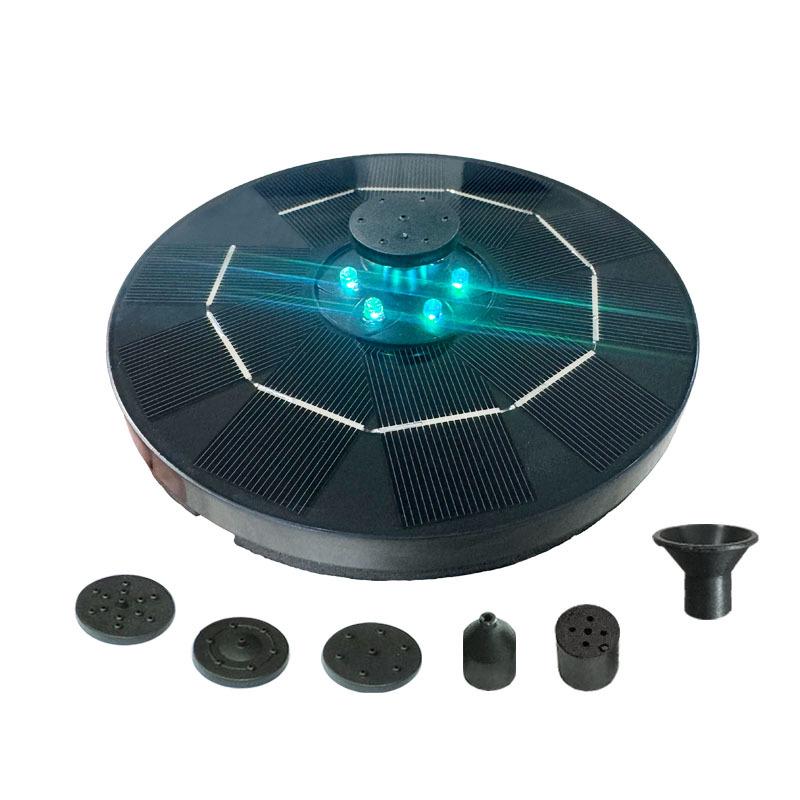 Zonnepaneel Drijvende Fontein met Watertekort Bescherming - Verkrijgbaar in 13CM, 16CM en 18CM Maten