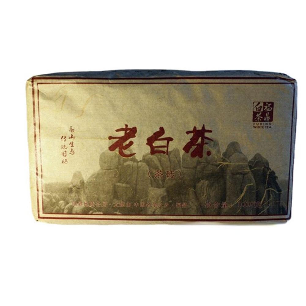 1000g Premium Fuding White Tea Brick Lao Shou Mei White Tea Cake