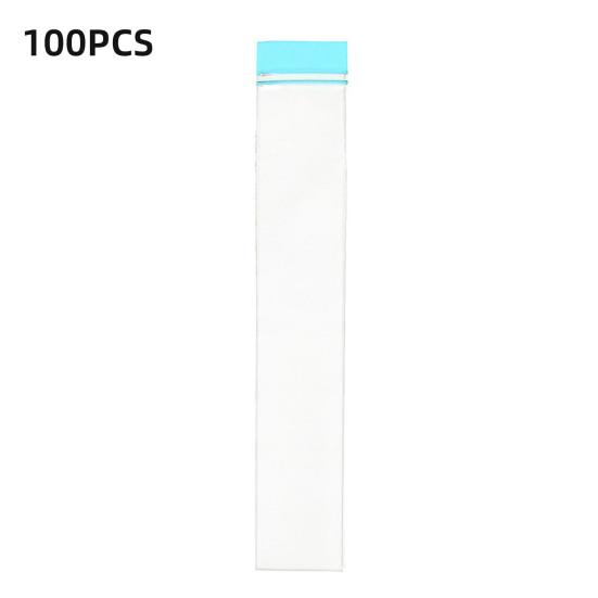 100Pcs Disposable Ice Pop Mold Bag DIY Ice Cream Pops Fruit Juice Smoothies Yogurt Mold Bag BPA Free Freezer Tubes with Zip Seal