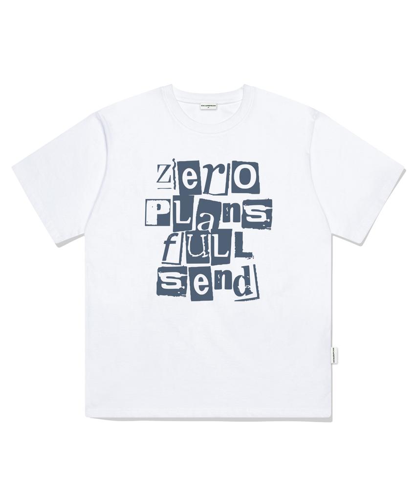 ESCAPEFROM Zero Plan Oversized Short Sleeve T-Shirt White