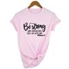 Be Strong Courageous Women Summer T Shirt Short Sleeve Harajuku Aesthetic Religious Hipster Graphic Tees