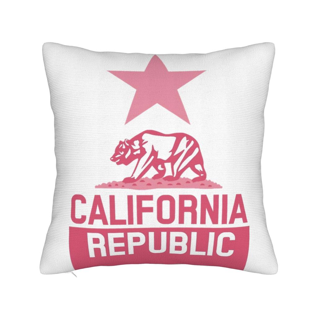 Republic California Pillow Covers Merch Printing Cushion Cover Decorations Throw Pillow Case Cover Home Multi Size