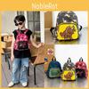 Stylish Breathable Nylon School Backpack With Cartoon Dinosaur Design For Kids