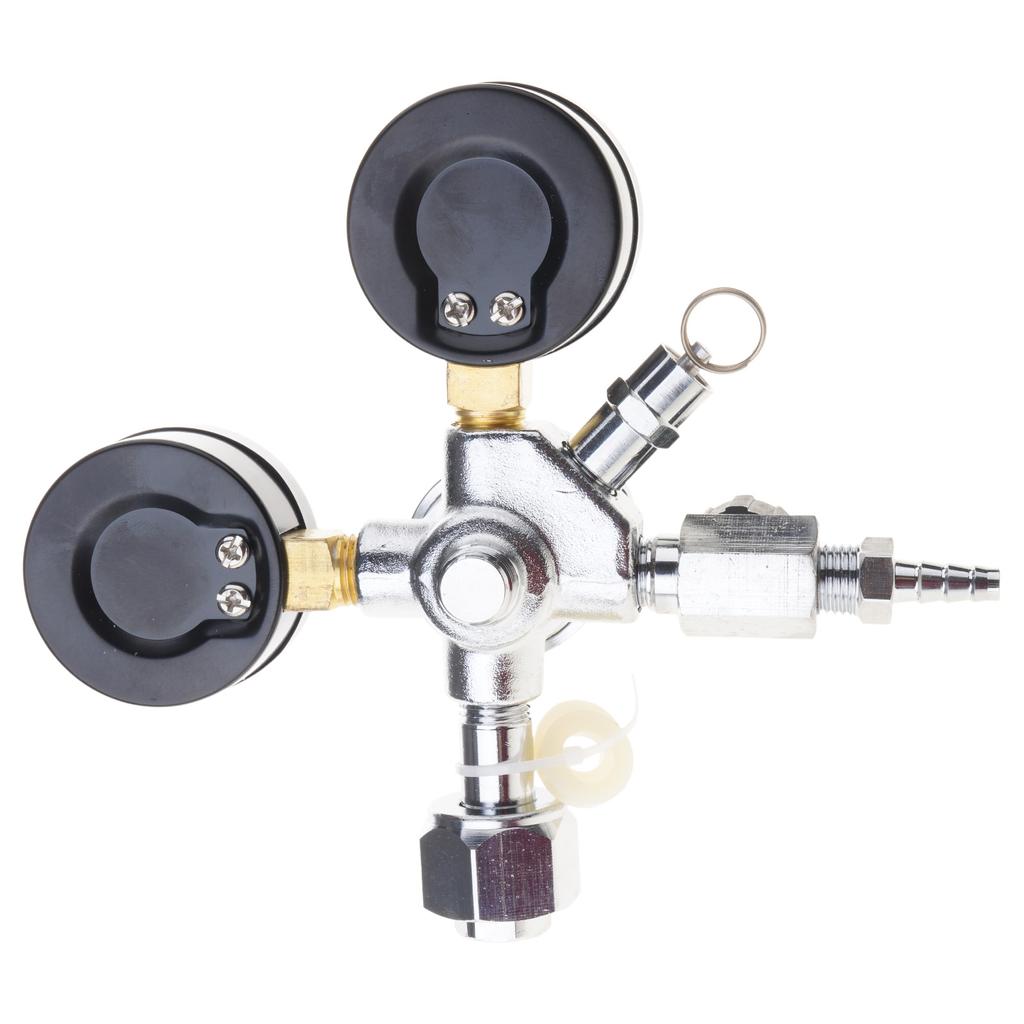 Beer Pressure Regulator for Home Brewing Use Precise CO2 Control Regulator with Relief Valves Sodas Water Brewing Tool