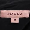 TOCCA Dot Pattern Short sleeve one piece 2 black Women Used