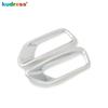 For Jeep Compass 2011 2012 2013 2014 2015 Chrome Car Rear Bumper Fog Light Lamp Cover Trim Tail Foglight Bezel Trims Accessories