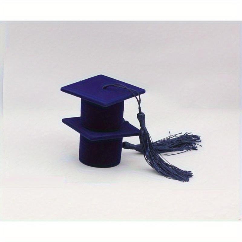 Samt Ringbox Abschluss Bachelorhut Schmuckverpackungsbox Hochzeit Verlobung Ohrringbox Abschlussgeschenk Schmuckorganizer