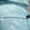 Jordan Essentials All-Over Logo Print Drawstring Loose Shorts Men Bottoms Aqua-Green DX9673-464