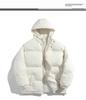 2025 Men's Winter Loose Hooded Cotton Jacket - Thick, Fashionable, Casual Outerwear