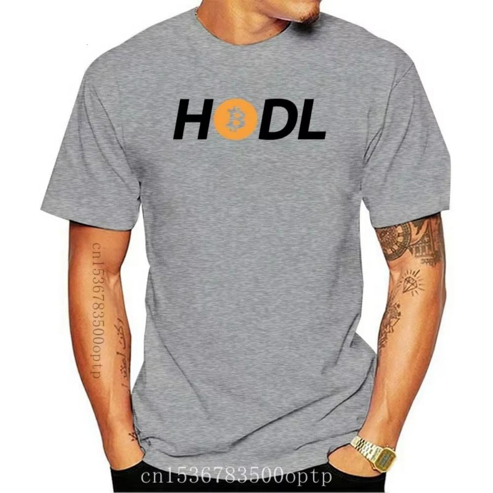 New Bitcoin Hodl T Shirt - Crypto Currency Satoshi Trading Tee Lambo Moon Btc Tshirt Funny Design Tee Shirt