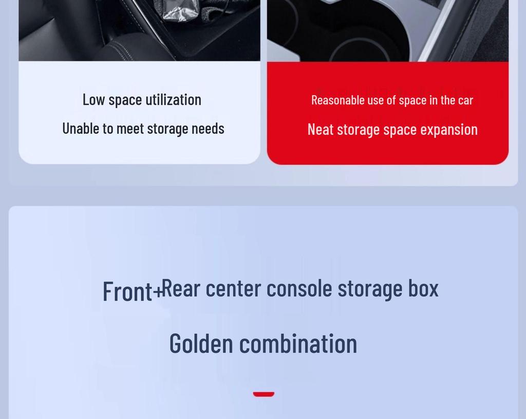 Tesla Model Y/3 Center Console Storage Organizer Accessories