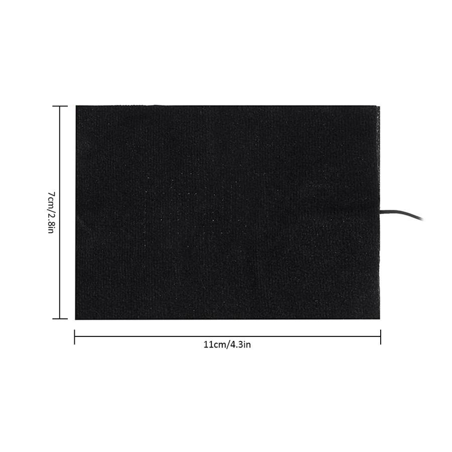 1 Set Electric Heating Pads 8.5W Driving in Winter Thermal Clothes Warmer Heated Jacket Mobile Warming Gear Switch For DIY Heated Clothing