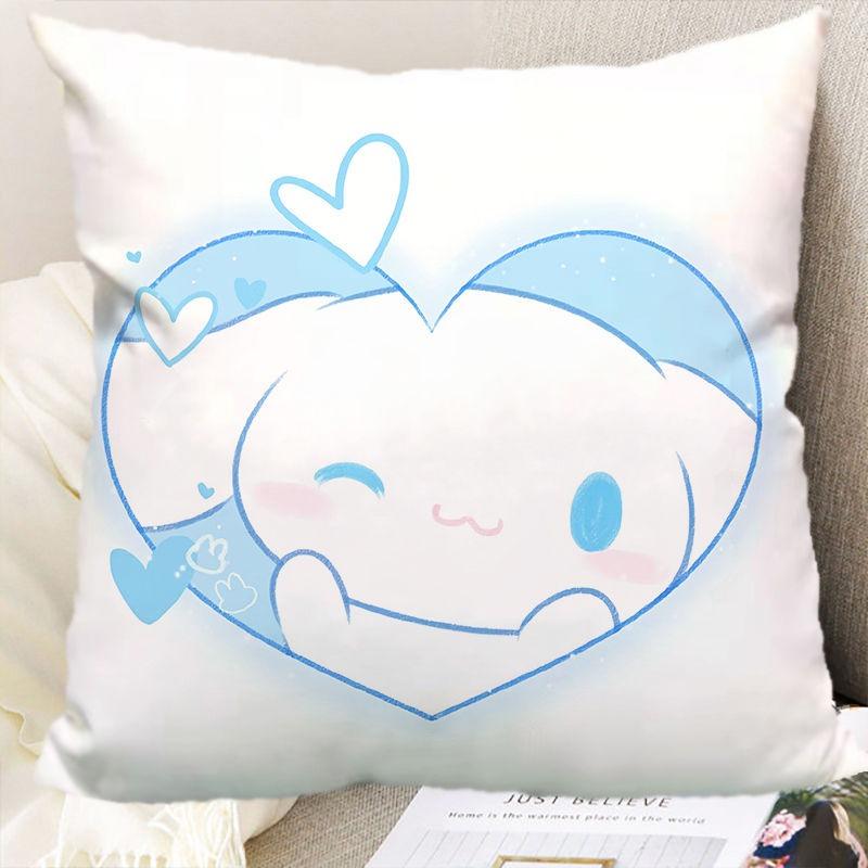 

Kawaii cartoon big-eared dog Cinnamon dog pillow cover Sanrio pillowcase living room sofa cushion cover bedroom home decoration 16x16Inch