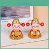 Wealth God Resin Sculpture With Spring For Family Living Room Gift