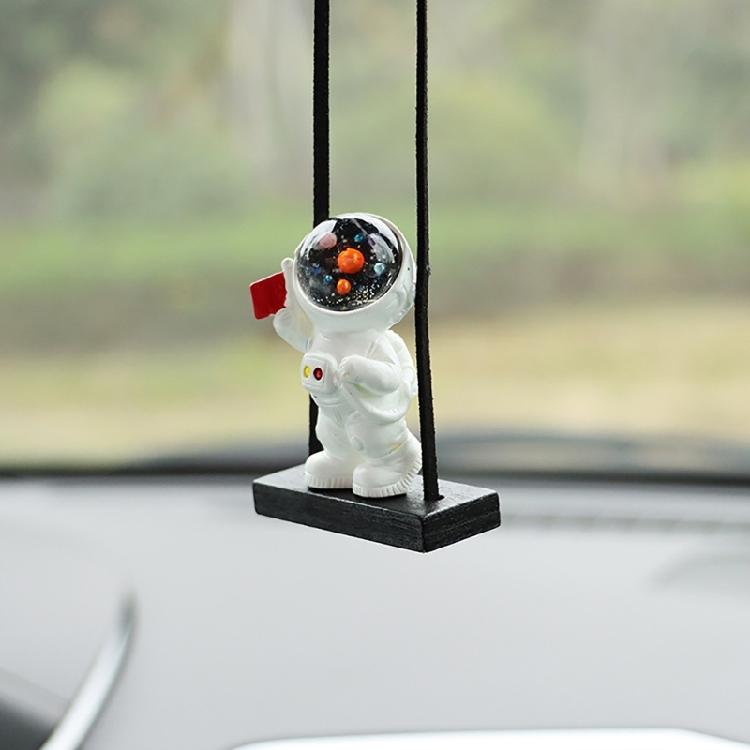 Car Pendant Hanging Ornament Astronaut New Year Gifts Rearview Mirrors Pendant