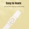Portable Abs Kazoo Flute With Lanyard Easy To Learn Musical Instruments British Funny Musical Whistle Toy Boys Girls Gift