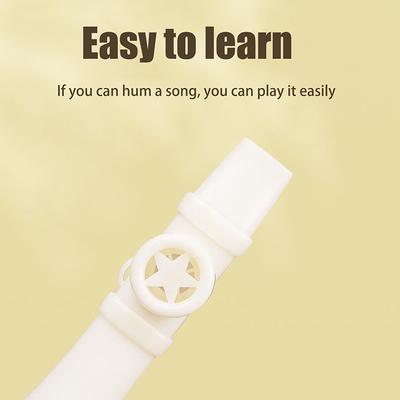 Portable Abs Kazoo Flute With Lanyard Easy To Learn Musical Instruments British Funny Musical Whistle Toy Boys Girls Gift