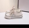 2025 Spring/Autumn Boys' Classic Canvas Shoes with Velcro for Kids - Skate and Kindergarten Shoes, Korean Style