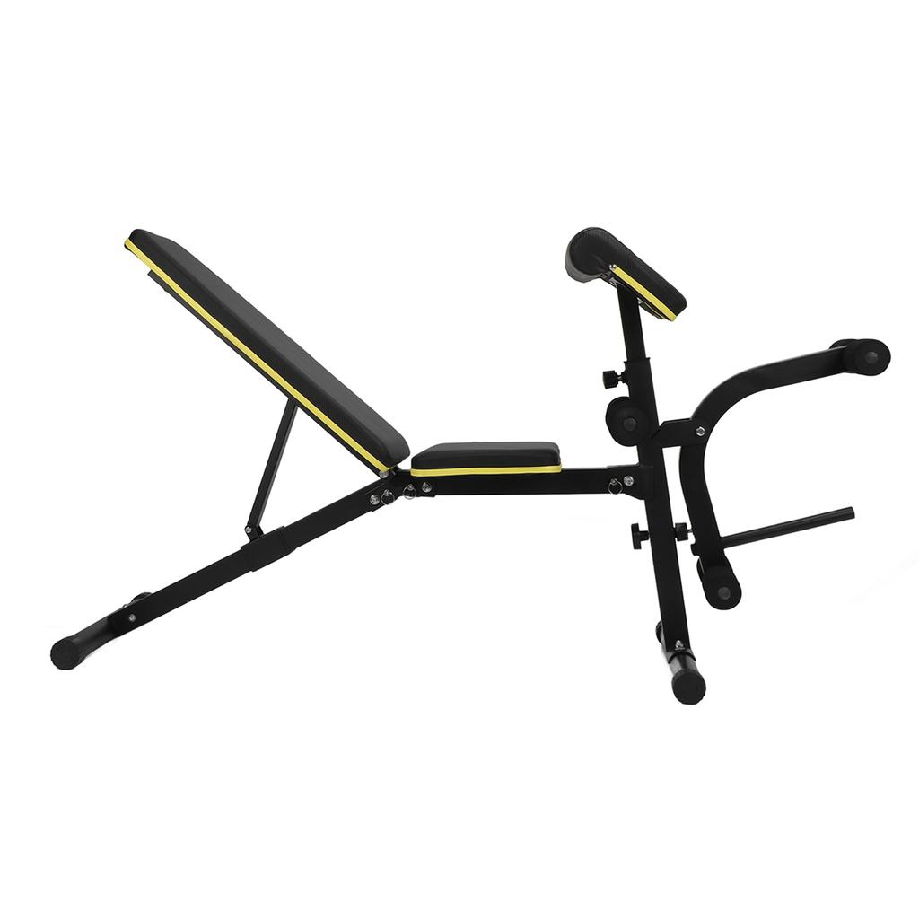 Multifunction Workout Bench Foldable Soft PU Adjust Back Cushion Strength Training Chair