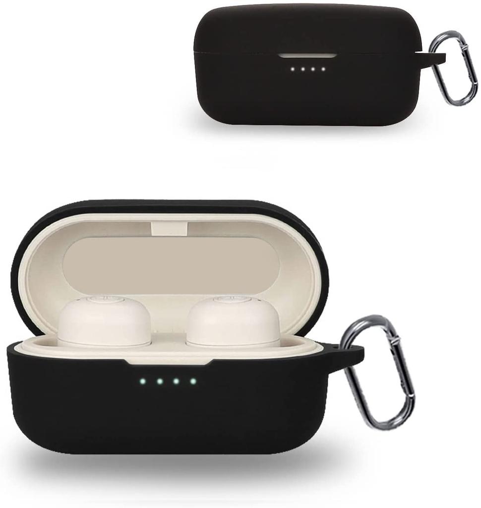 HVUYAL Case for Yamaha TW-E3B True Wireless Earphones. Features a Loss Prevention Hook, Lightweight, Scratch-resistant, Shockproof, Dustproof,