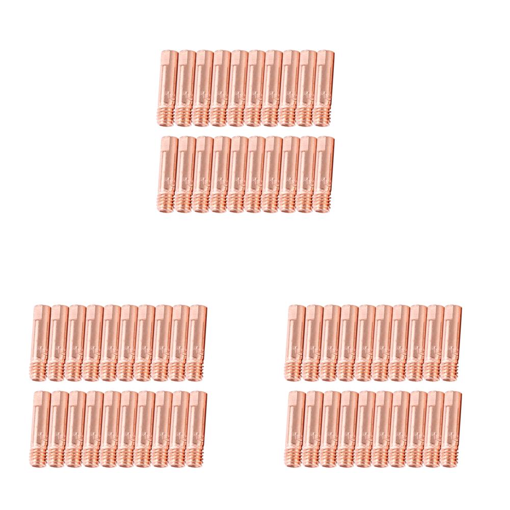 60 Stück 0,8/1/1,2 mm Gasdüse MIG/MAG Schweißdüse Kontaktdüsen Gasverteileranschluss Halter Leitfähige Düse Lötwerkzeuge