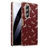 Applicable To Samsung W11 Mobile Phone Case Leather Zfold 1.11 Million Horse Pentium W11 Double Axis Hinge Anti-drop  Case