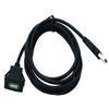 1m USB 2.0 A Male to Female Car Flush Mount Extension Cable Car Van Dashboard Flush Mount Dual USB Socket Car Accessories