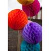 6"Tissue Paper Honeycomb Ball Lanterns Wedding Party Home Decor Orange