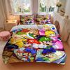 3pc Mario Luigi Bedding Set Guest Room Bedroom Decor Christmas Halloween Decor Birthday and Holiday Gifts- All Seasons 3pcs Quilt 093