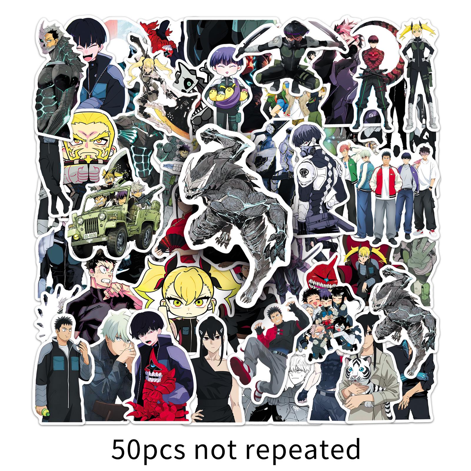 Monster #8 Anime Stickers - 50 Waterproof Sheets for Laptops & Cups