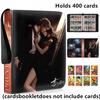 400/900pcs Love and Deep Space Card Album Book Folder 4/9 Card Slots Collections Zipper Double Pocket Card Binder Holder
