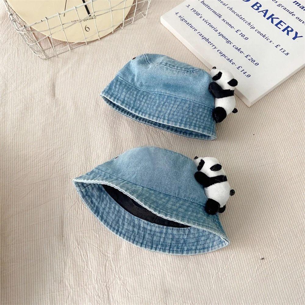 Korean Style Children Sun Visor Hat Cowboy Baby Fisherman Hat Breathable Basin Hat  Travel