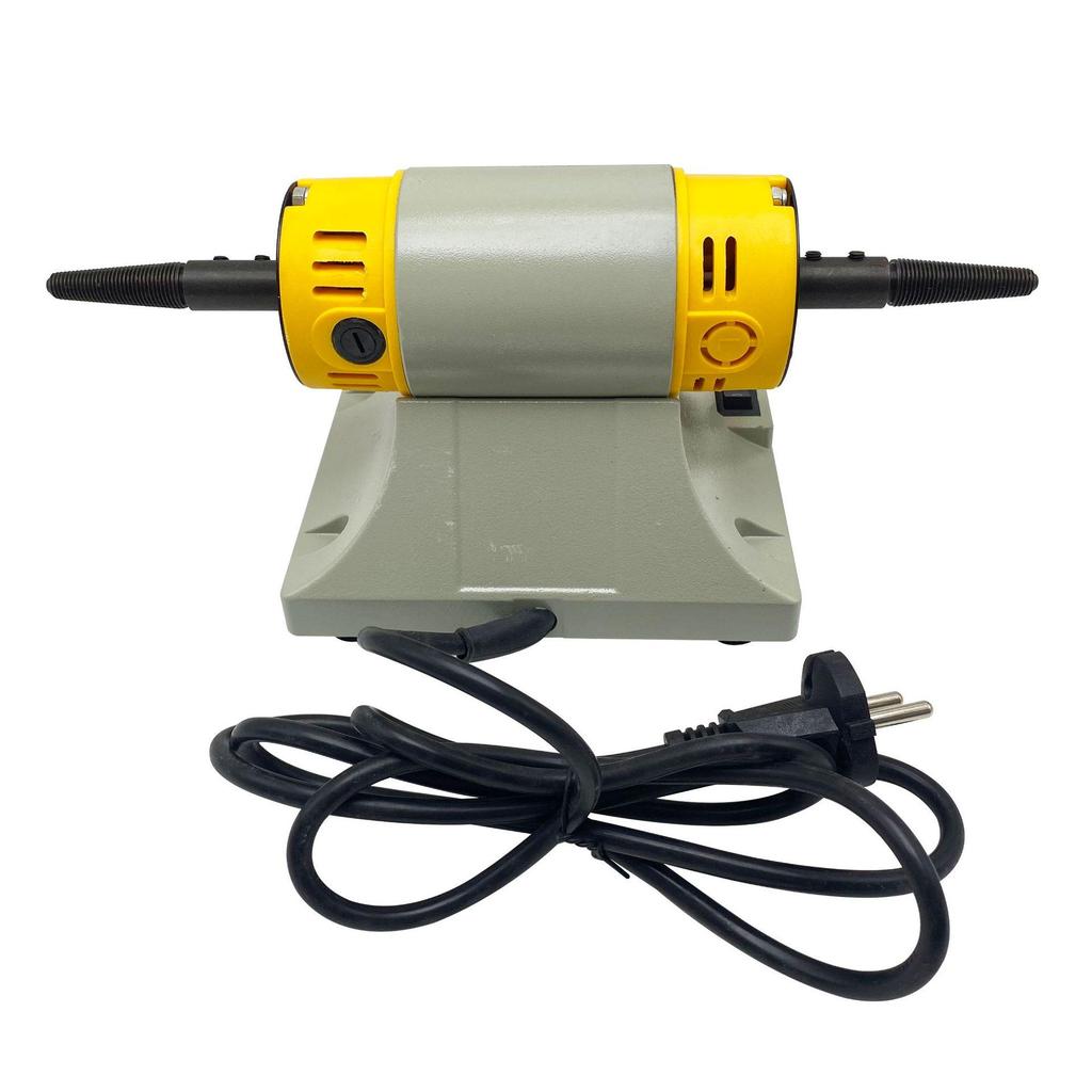 TM-2 Double-Head Desktop Polishing Machine for Multi-Functional Finishing and Burr Removal In Jade and Jewelry.