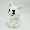 New Adorable Mewgenics Plush White Cat Ghost Stuffed Doll Cute Alien Cat Figure Soft Plush Toy Home Decoration Collectible Gift for Kids and Friends
