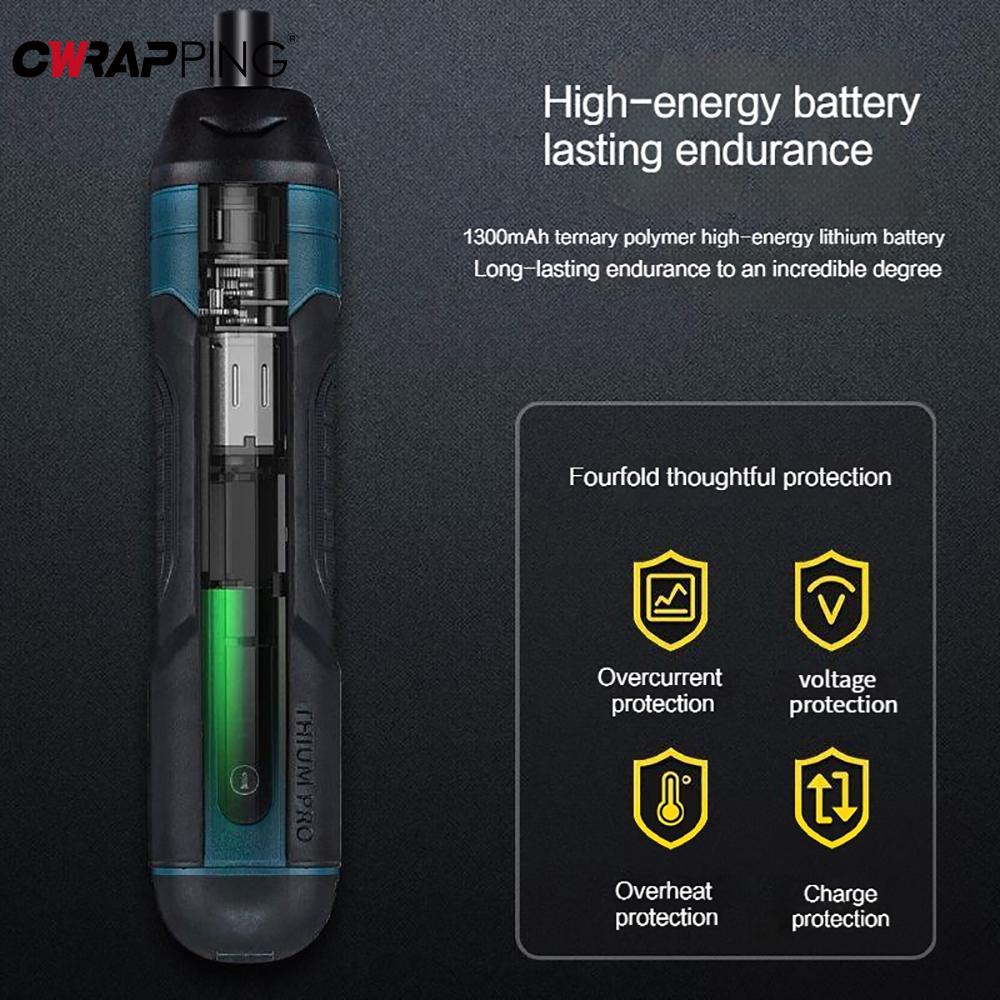 3.6V Cordless Electric Screwdriver Rechargeable 1300mAh Lithium Battery Mini Drill Power Tools Set Household Maintenance Repair