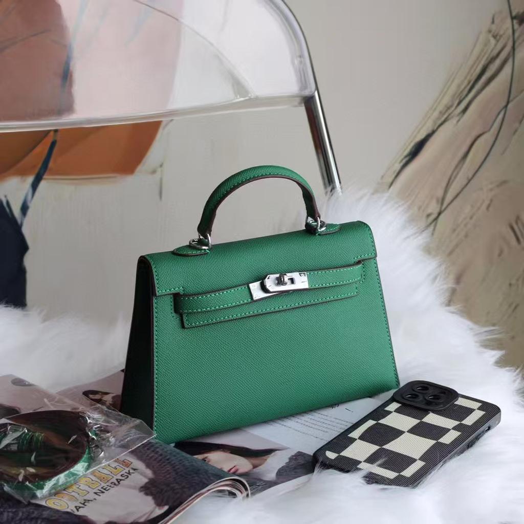 New Leather Bag Mini Handbag Fashion Lock Women's Bag