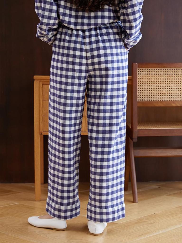 Gelato Pique Check Long Pants PWFP245286PNKF