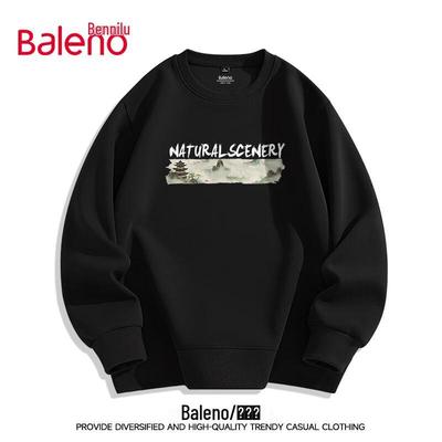 Baleno Men's Chinese Style Graphic Crewneck Sweatshirt