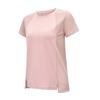 2022 Women's Plus Size Loose Short Sleeve Yoga Fitness Top - Solid Color, Round Neck