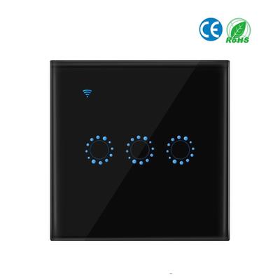 Drahtlose Schalter WiFi-Lichtschalter Smart Wall Kompatibel mit Alexa Echo Google Home Assistant