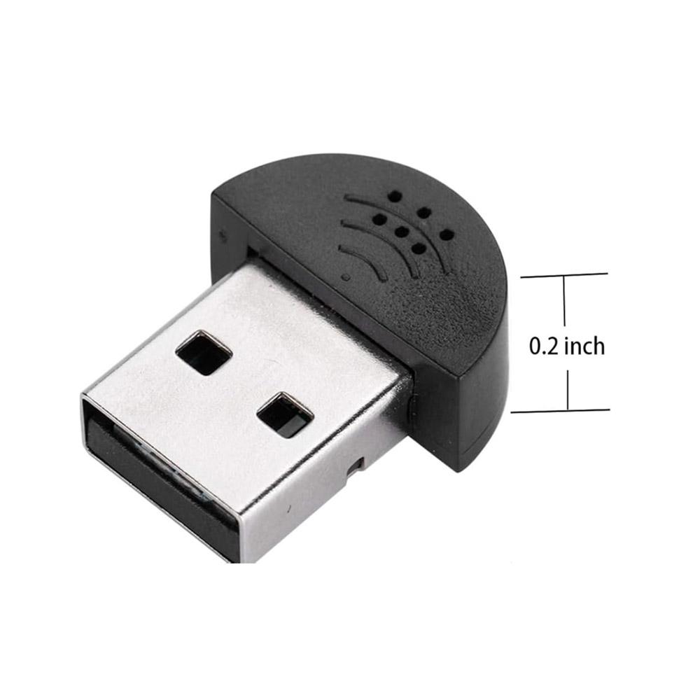 Mini USB 2.0 Microphone for Laptop Desktop PC Notebook